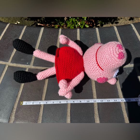 Hand Crocheted Peppa Pig Stuffed Animal Plushie! - Picture 10 of 17